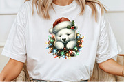 Winter Polar Bear Clipart, an Illustration by Pixels.Craft (Thumbnail 4 of 7)