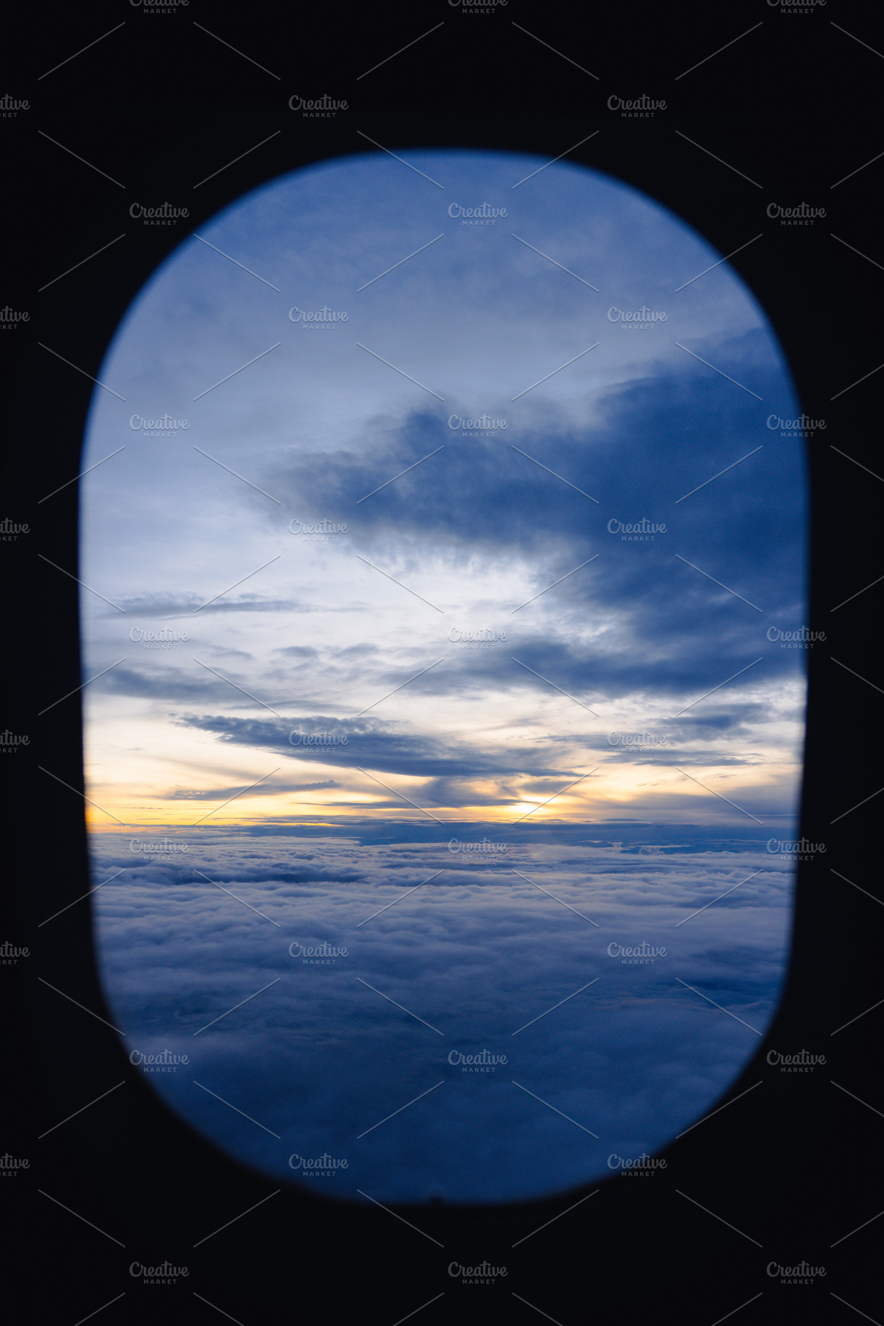 View from an airplane window, a Photo by AMMi