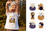 Autumn baby animals, an Animal Illustration by tatiletters (Thumbnail 3 of 11)