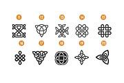 100 Viking pattern Stamp Brush, a Brush Add-On by vectstudio (Thumbnail 10 of 11)