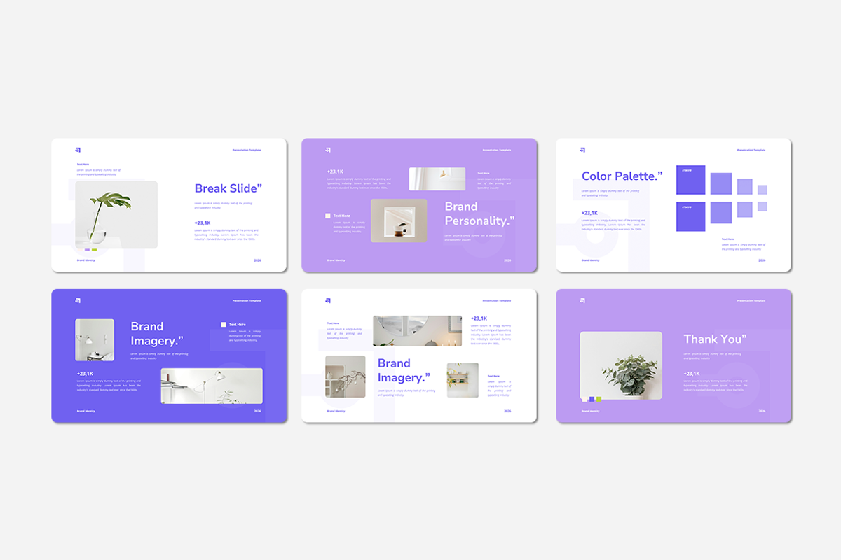 Brand Identity - Google Slides, a Presentation Template by QR Design Studio (Photo 3 of 3)
