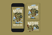 Nature Hike Flyer, a Flyer Template by graphicook (Thumbnail 3 of 3)