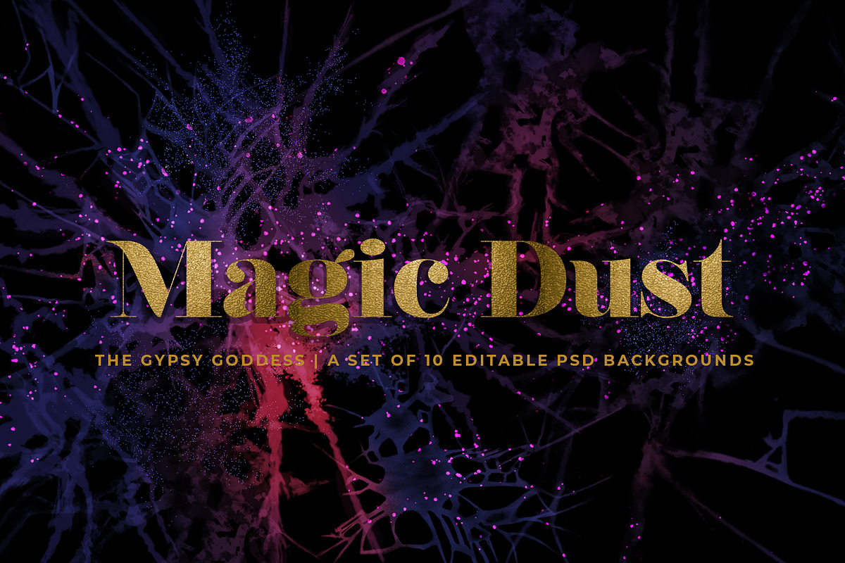 Magic Dust 10 Backgrounds, a Pattern Graphic by The Gypsy Goddess (Photo 1 of 13)