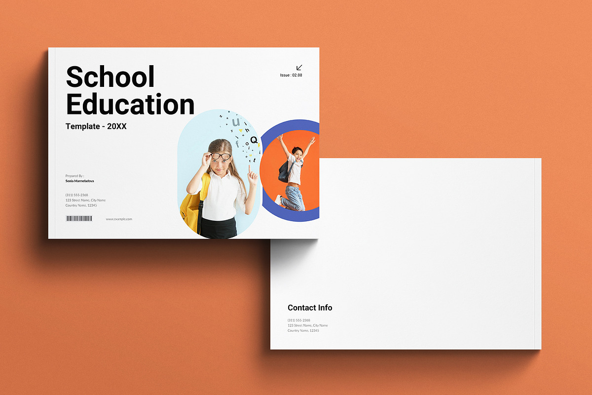 Education Template Landscape, a Brochure Template by E-Type (Photo 7 of 7)
