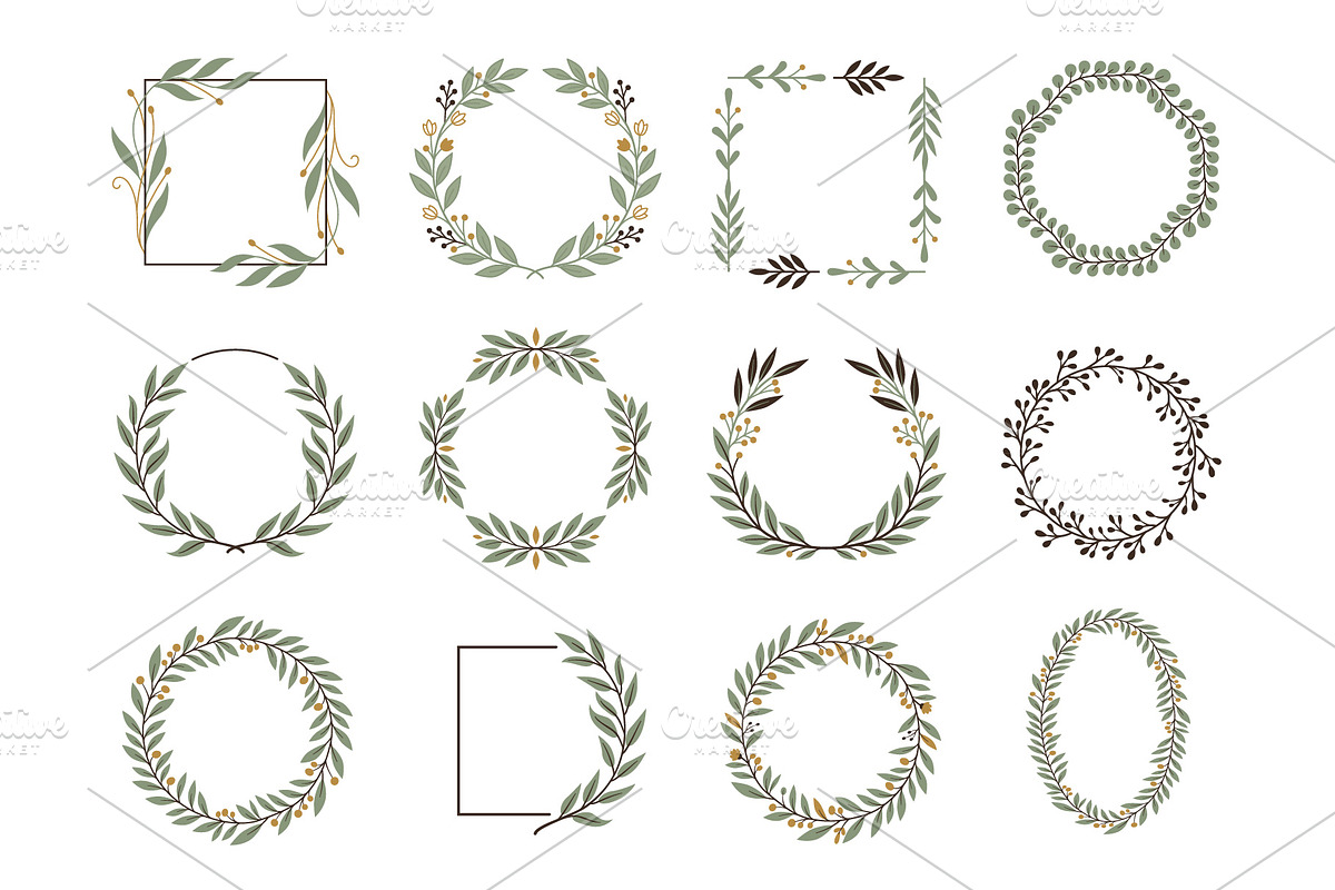 Botanical frames, an Object Graphic by Woters little shop (Photo 2 of 3)