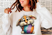 Funny easter bunny clipart, an Illustration by SinaCreation (Thumbnail 10 of 11)