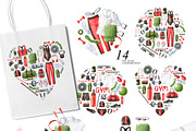Fitness Equipment watercolor clipart, an Illustration by Natalia Fedorova (Thumbnail 4 of 8)