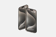 iPhone 15 Pro Mockup, an iPhone Mockup by graphicpages (Thumbnail 14 of 19)