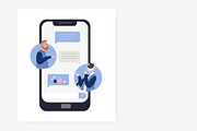 Chat bot concept, a Person Illustration by Good Studio (Thumbnail 4 of 4)