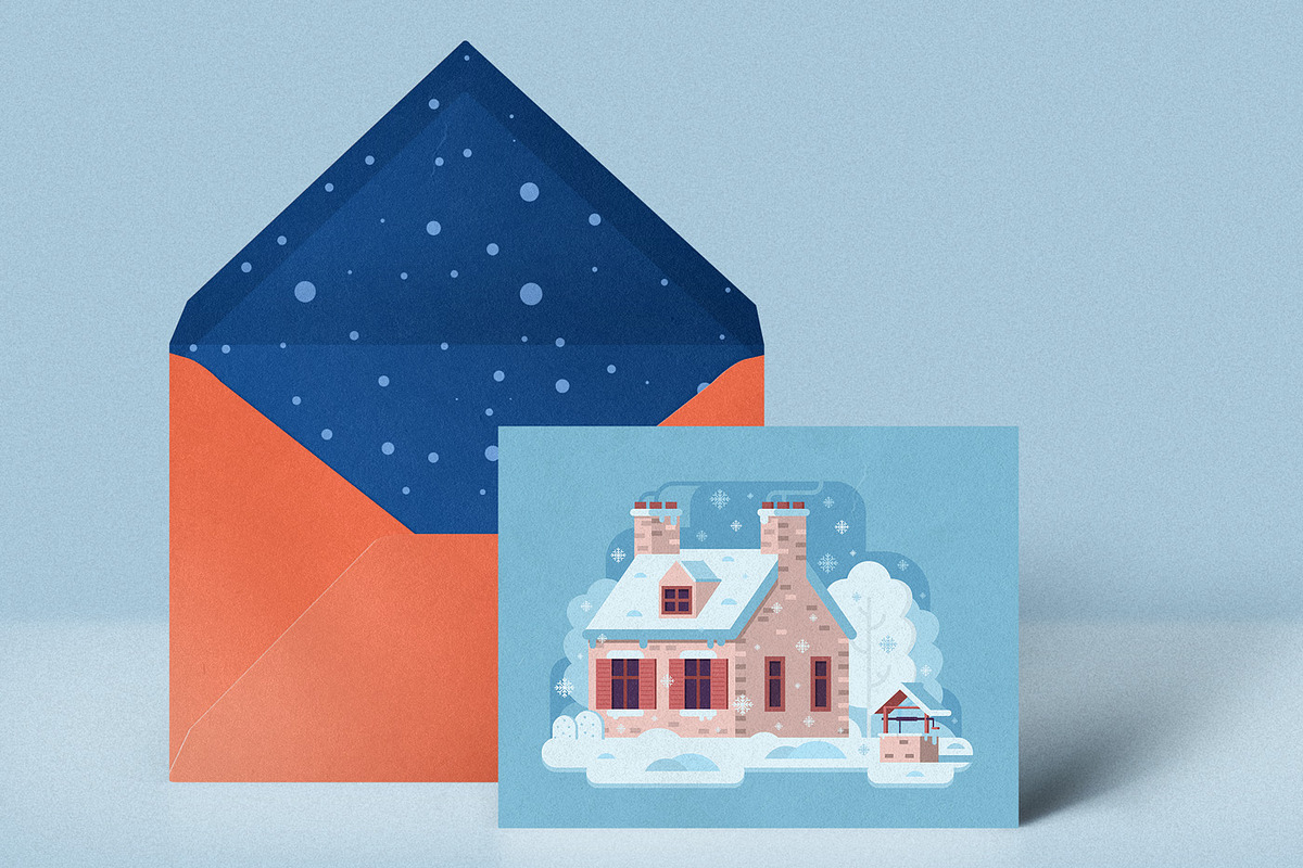 Winter Cozy House Collection, an Illustration by Alex Krugli (Photo 7 of 11)
