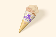 Ice Cream Cone Mockup, a Cups & Container Mockup by DSNA Mockup (Thumbnail 4 of 5)