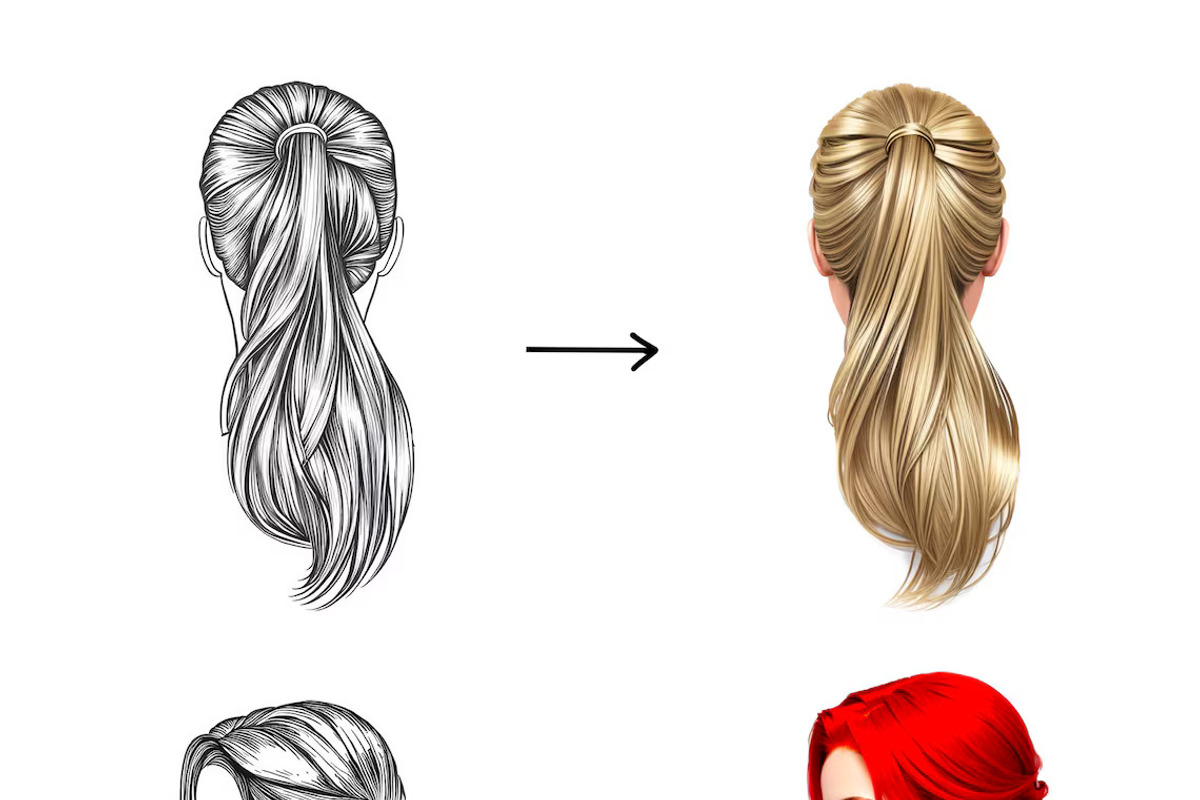 Procreate Female Portrait Creator, a Brush Add-On by OneBerryCreations (Photo 8 of 9)
