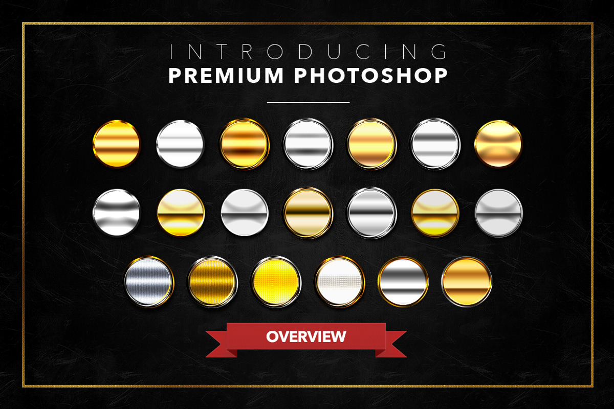 Gold & Silver #1 - 20 Text Styles, a Layer Style Add-On by Jonas Stensgaard (Photo 23 of 23)