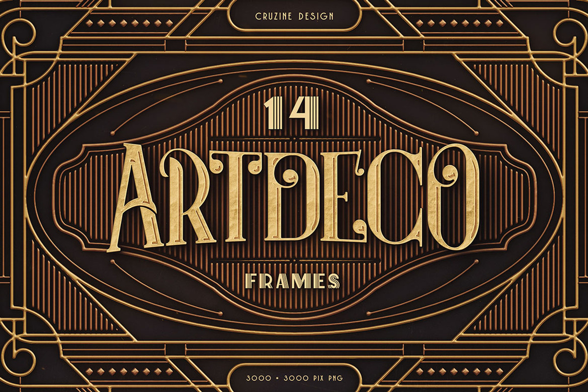 SALE Art Deco Toolkit, a Background Graphic by Cruzine (Photo 10 of 111)