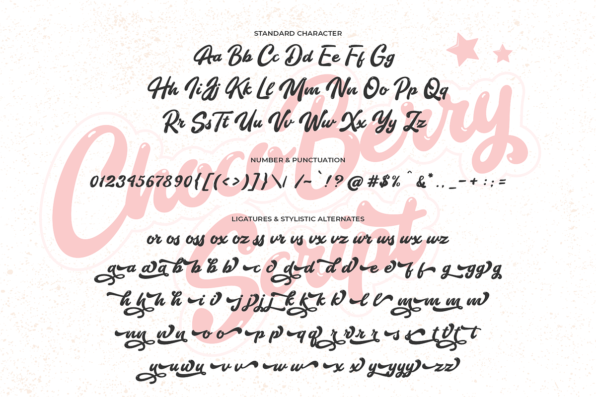 Choco Berry - Delicious Food Fonts, a Script Font by 50Fox (Photo 20 of 20)