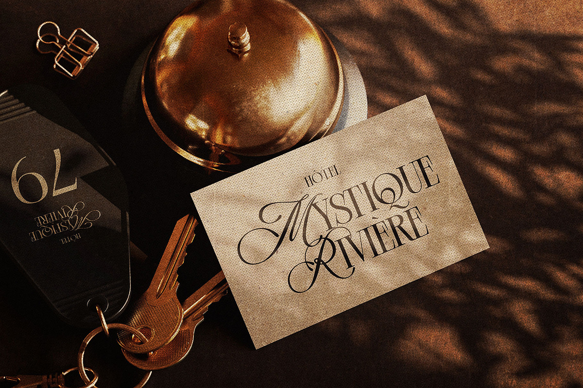 Black Saphire - Hybrid Serif, a Serif Font by Krismagraph (Photo 3 of 14)