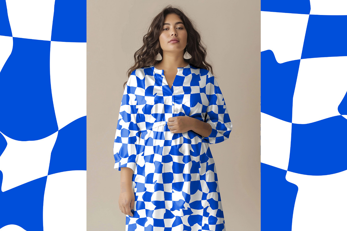 Twisted Grid, a Pattern Graphic by MalyskaStudio (Photo 7 of 14)