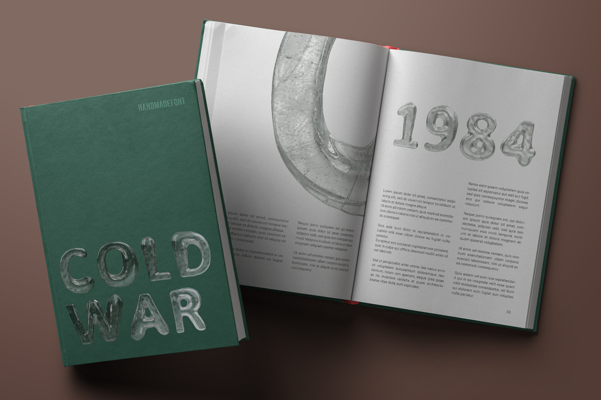 Melted Ice Font, a Font by Handmadefont (Photo 7 of 9)