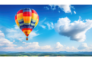 blue sky summer background ai, a Nature Photo by pikepicture