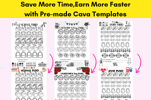 Monthly Savings Challenge Templates