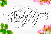 Bridgesty - Lovely Calligraphy Font, a Script Font by Motokiwo (Thumbnail 1 of 10)