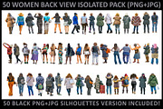 50 Diverse Women PNG +Silhouettes, a Person Photo by DanFLCreativo (Thumbnail 1 of 3)