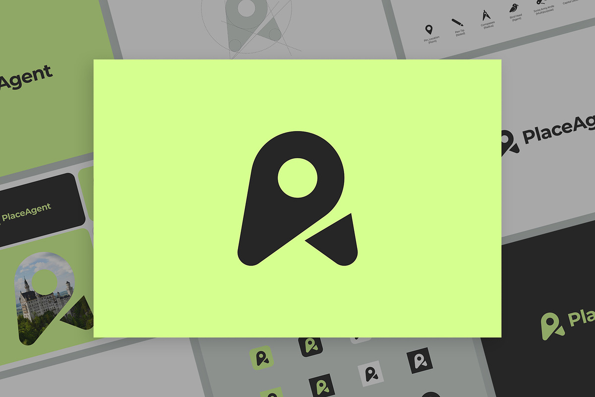 Place Agent Logo, a Branding & Logo Template by One Pixel Man (Photo 1 of 6)