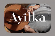 Ayilka - Elegant Display Serif, a Serif Font by BrandSemut (Thumbnail 1 of 9)