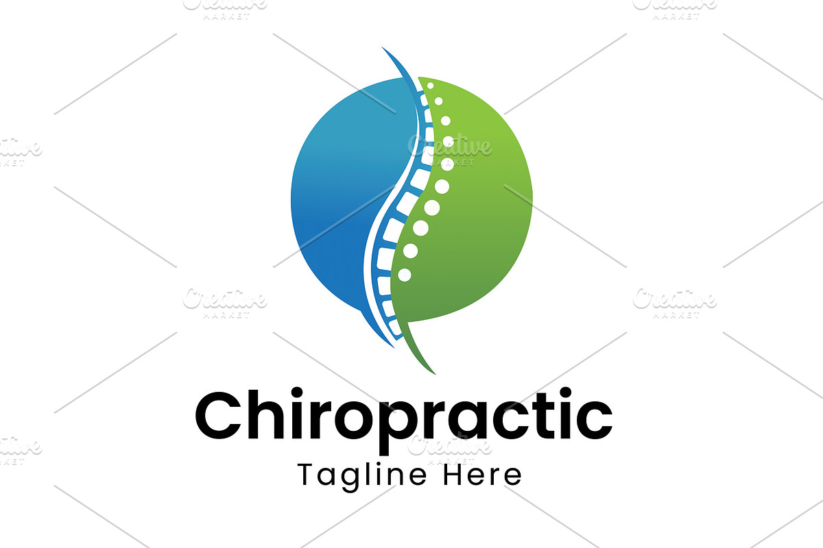 Chiropractic Spine Care and Wellness, a Branding & Logo Template by Walldecorated
