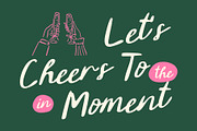 CS Belrise Drawn, a Script Font by Craft Supply Co. (Thumbnail 2 of 8)