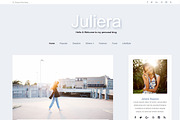 Juliera - Wordpress Theme Feminine, a WordPress Template by CreativeBurger (Thumbnail 1 of 2)