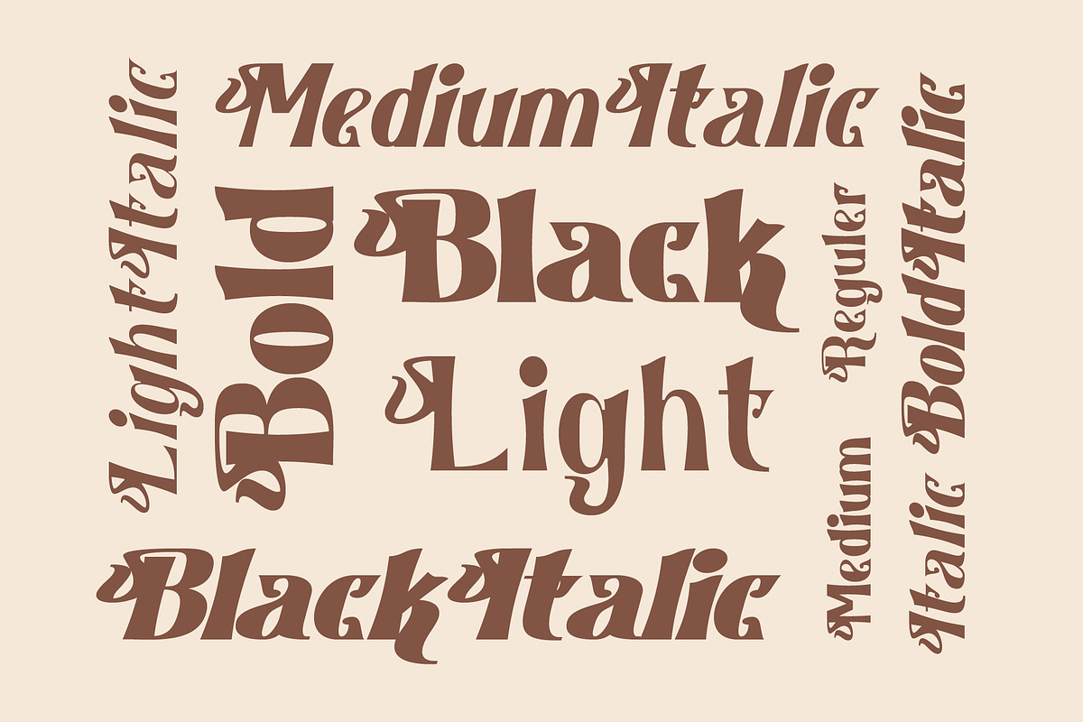 Qamassan Luxury Retro Vintage+BONUS, a Sans Serif Font by Anomali Creatype (Photo 2 of 18)