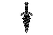 Ornamental Dagger Silhouette Bundle, an Object Illustration by Gaye Art (Thumbnail 24 of 31)