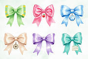 Teacher Coquette Bow Clipart Set, an Illustration by Creative Art (Thumbnail 2 of 9)