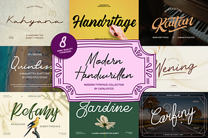 Modern Handwritten Typeface Font, a Handwritten Font by Catalystco Studio