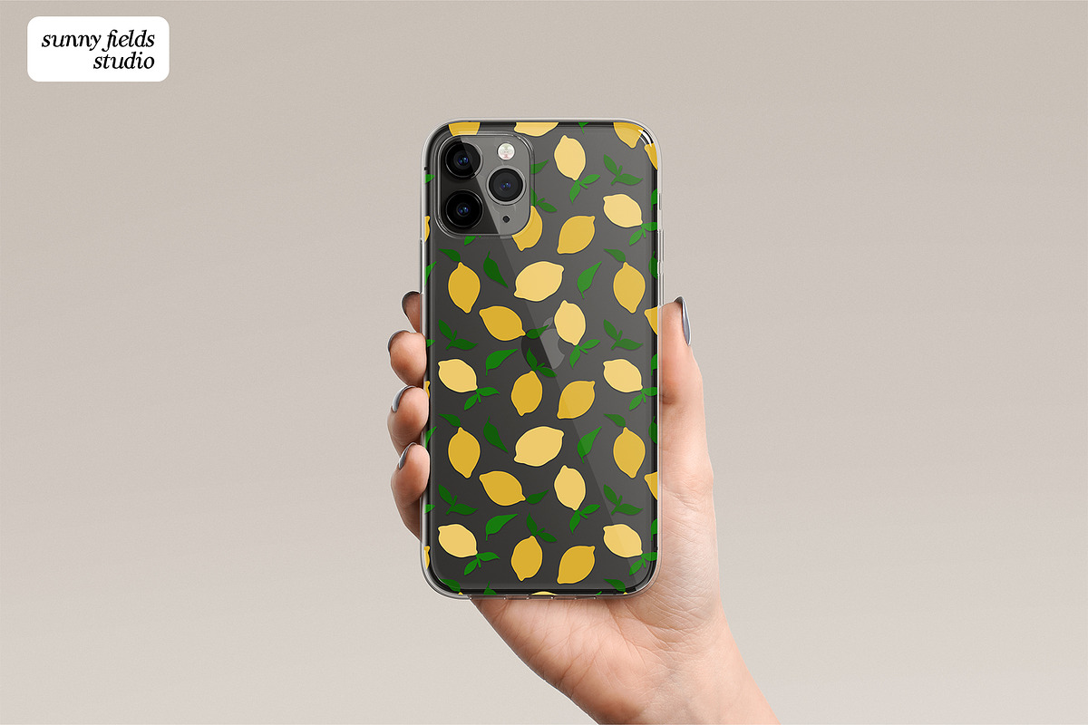 Lemon Seamless Vector Pattern, a Pattern Graphic by Sunny Fields Studio (Photo 5 of 10)