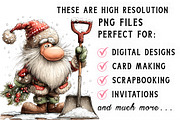 Retro Christmas Grandpa Clipart, an Illustration by Libby Wishes (Thumbnail 7 of 7)