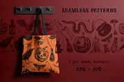 Vector Halloween sketches & designs, a Seasonal Illustration by Yevheniia (Thumbnail 8 of 10)