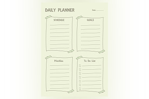 Daily Planner Sheet Design -41