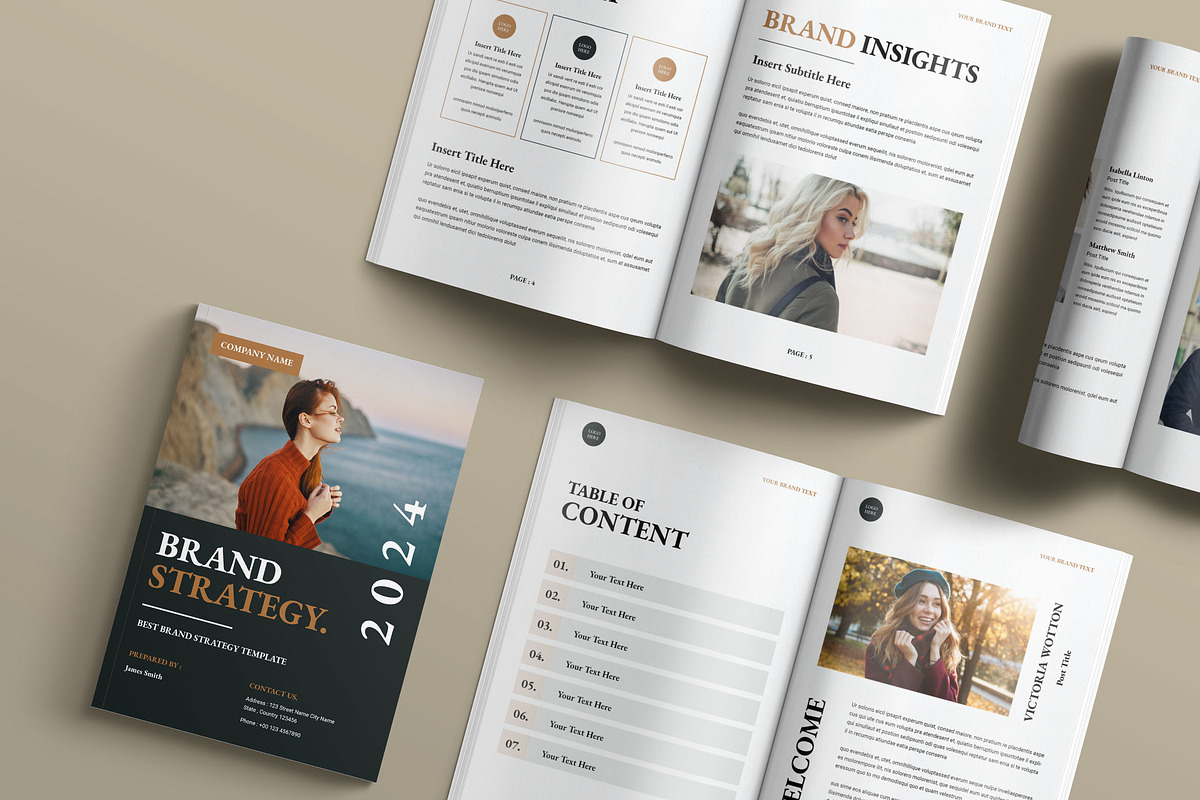 Brand Strategy Template, a Brochure Template by RsmBoutique2021 (Photo 1 of 5)