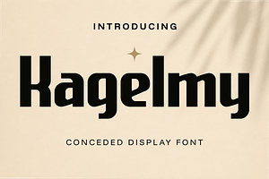 Kagelmy - Condensed Display Font