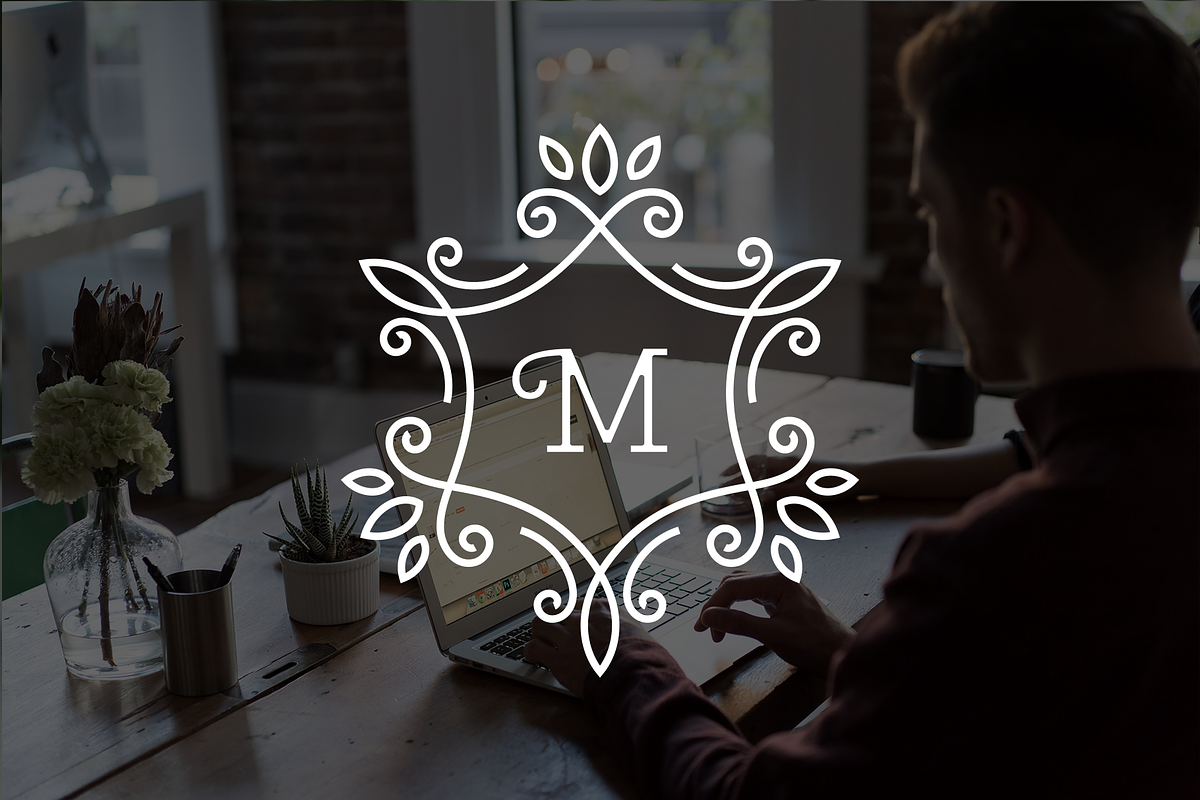 Monograms set, a Decorative Illustration by ekmelica (Photo 4 of 4)