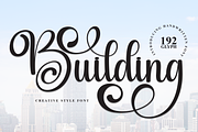 Building | Script Font, a Handwritten Font by Scratchones (Thumbnail 1 of 9)