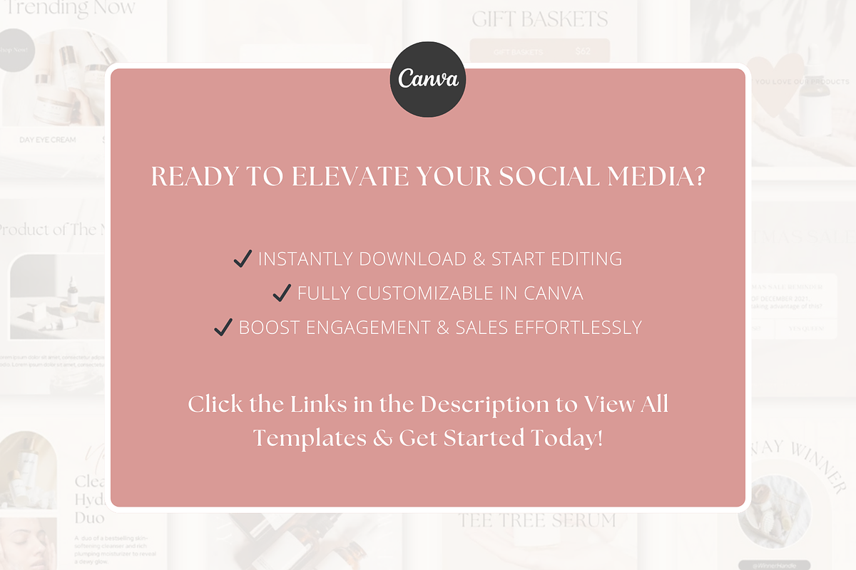 520 Social Media Canva Templates, a Social Media Template by Gebers Marketing & Design (Photo 9 of 9)