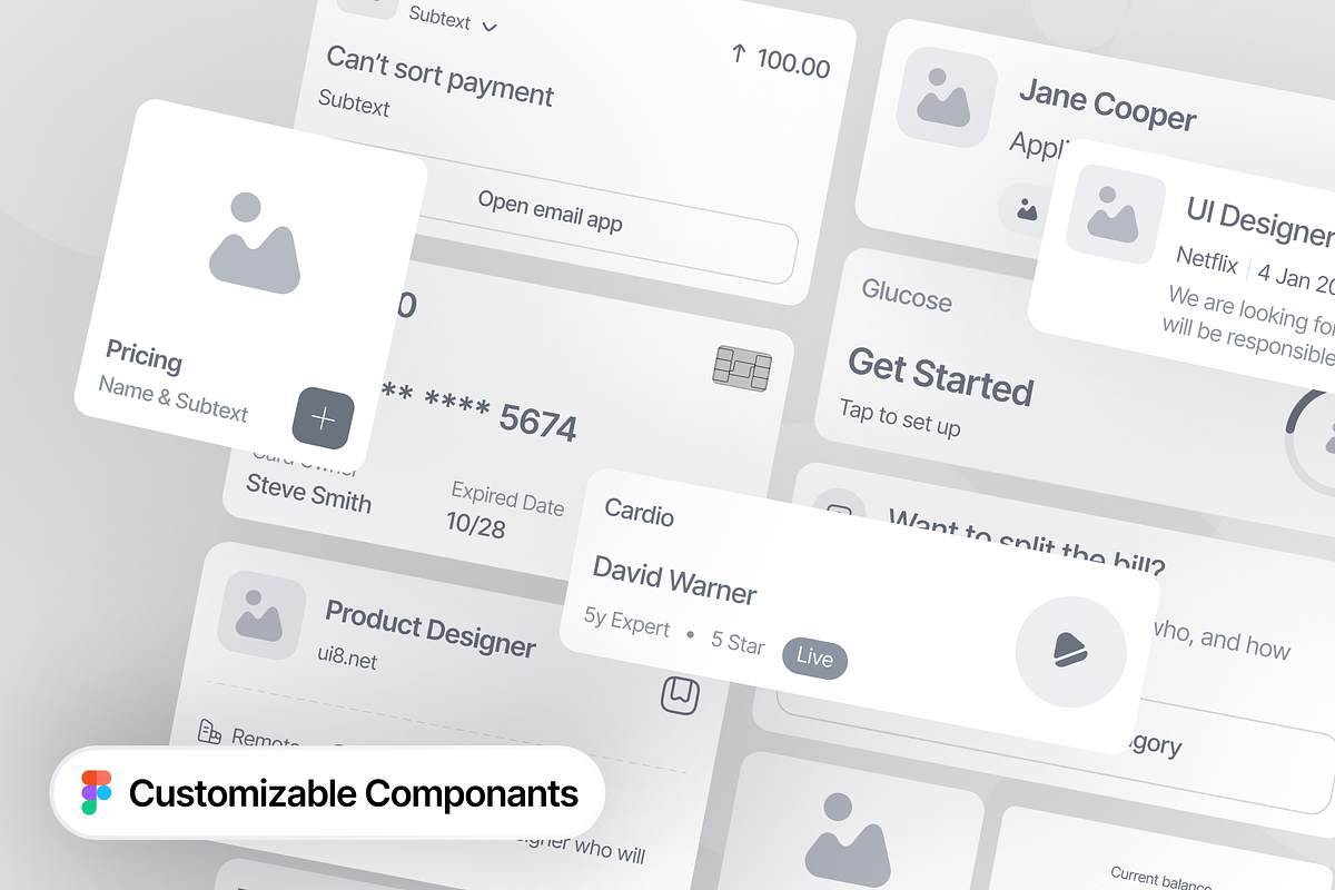 UIblueprint Wireframe Kit (Vol - 01) preview 8