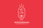 Wedsman - Wedding Ceremony Logo, a Branding & Logo Template by Creattlle (Thumbnail 4 of 4)