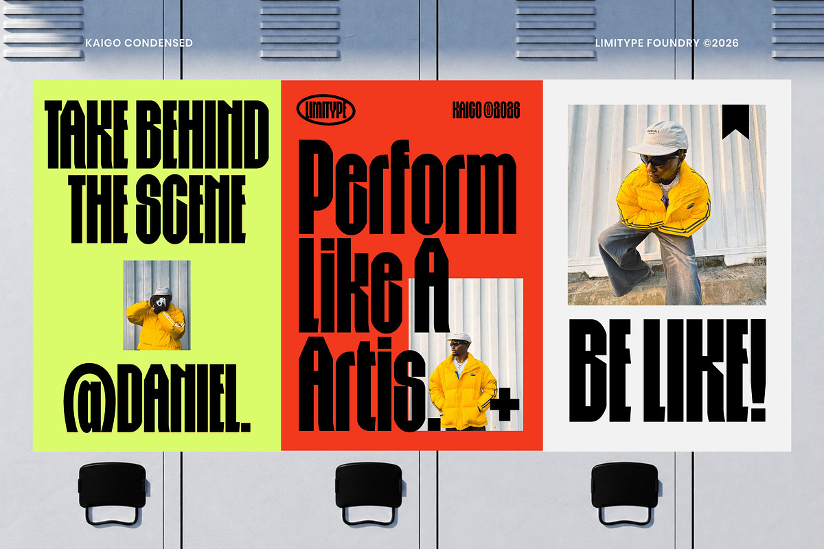 Kaigo - Bold Condensed Font, a Sans Serif Font by limitype (Photo 5 of 12)
