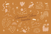 Summer Vibes Bundle, a Decorative Illustration by Annie Konst (Thumbnail 1 of 10)