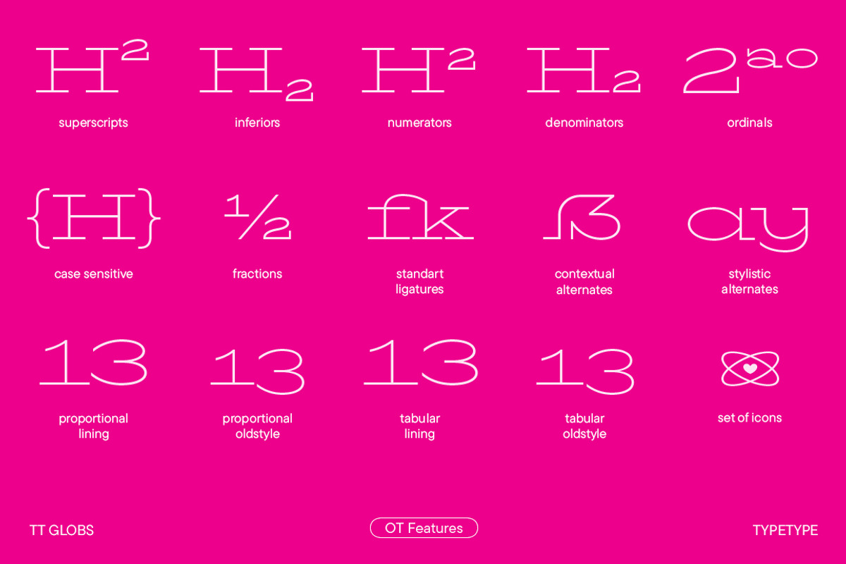 TT Globs, a Slab Serif Font by TypeType (Photo 9 of 15)