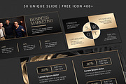 Luxury Black Powerpoint Template, a Presentation Template by SKY CREATION (Thumbnail 2 of 6)